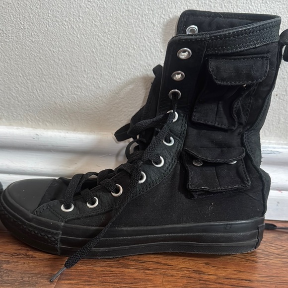 Converse Women's Black High-Top Sneakers - Picture 9 of 12